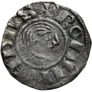 Křižácké státy, Antiochie, Bohemond III. (regent) 1149-1163, denár
