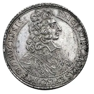 Karel III. Lotrinský, 1695-1711, tolar, 1706 Kroměříž, AU58