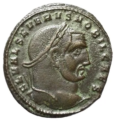 Severus II., 306 - 307, follis, Ch VF