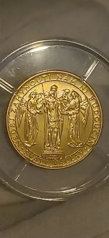 100.výročí vzniku ČSR, dukát Svatého Václava, 1918-2018 č.93/100 V.Oppl