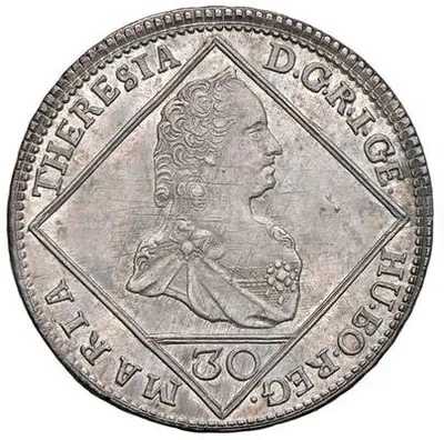 Marie Terezie, 30 krejcar, 1765 Vídeň