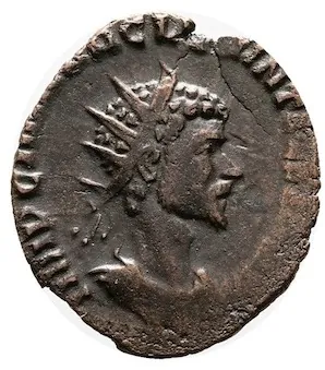 Quintillus, 270, antoninianus, Ch VF