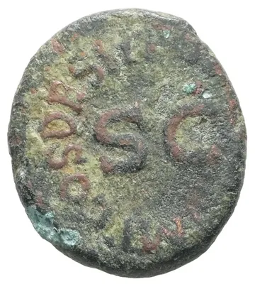 Claudius, quadrans, 41-54 Řím