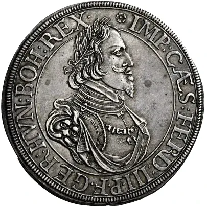 Ferdinand III., tolar, 1642 Augsburg, AU55