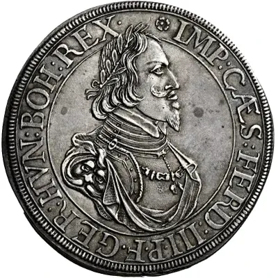 Ferdinand III., tolar, 1642 Augsburg, AU55