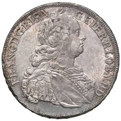 František Lotrinský, 1/2 tolar, 1749 Graz
