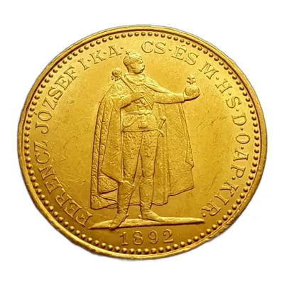 František Josef I., 20 Korona, 1892 Kremnica