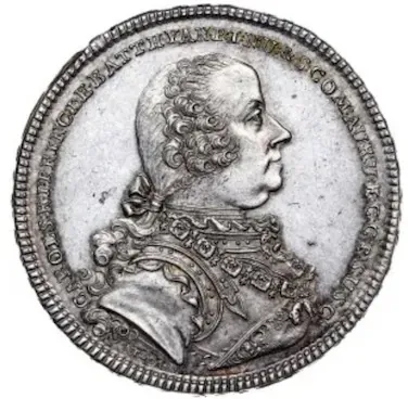 Charles Joseph Batthyány, ½ tolar, 1764 Vídeň