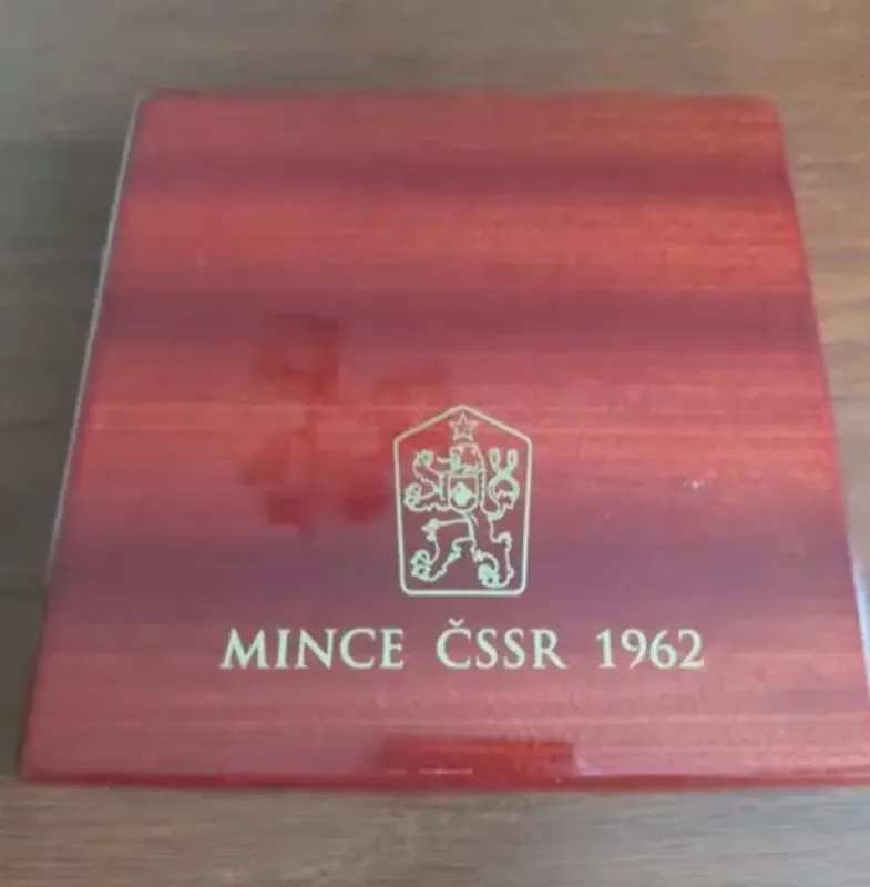 Sada replik mincí ČSSR 1962, náklad 100ks, číslo: 57 Proof