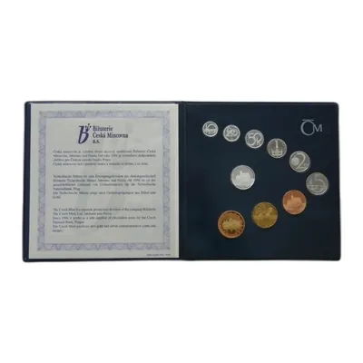 Sada oběžných mincí ČR 1997 PROOF - semiš