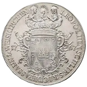 Leopold Jindřich Šlik, 1729-1770, tolar, 1767 Praha